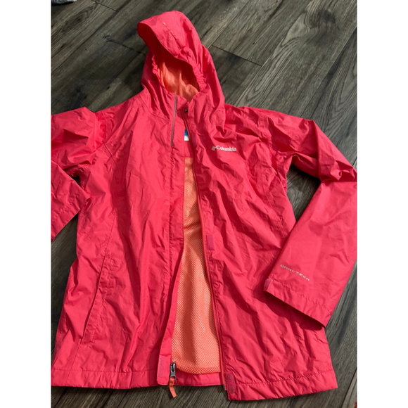 Columbia Youth L/ XL Girls Arcadia Jacket Brand New Pink/Peach Retail $80 - Picture 1 of 11
